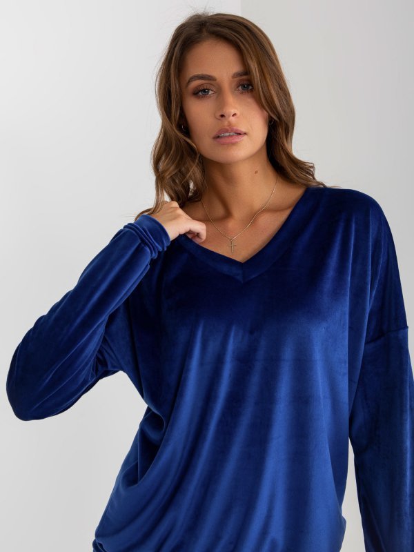 Bluza-RV-BL-8441.07P-kobaltowy rozmiar - ONE SIZE