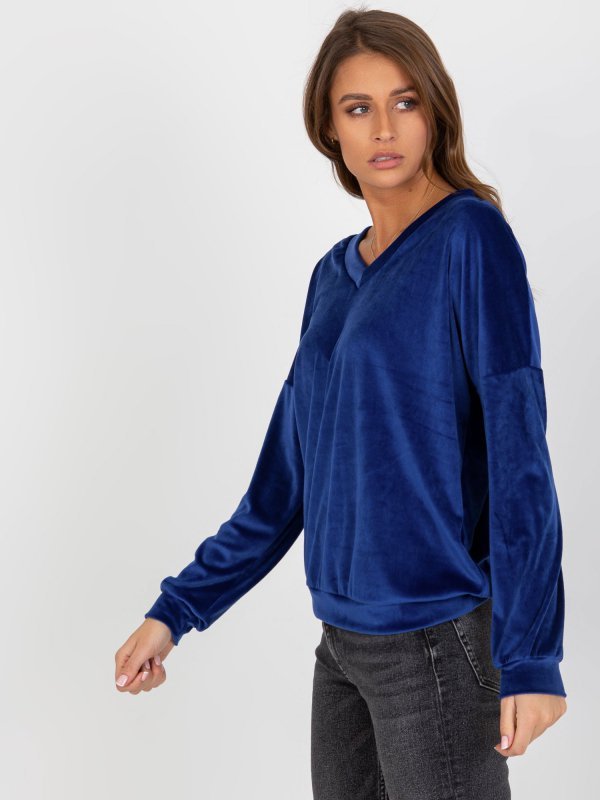 Bluza-RV-BL-8441.07P-kobaltowy rozmiar - ONE SIZE