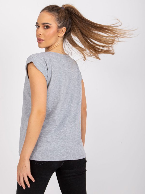 T-shirt-RV-TS-4833.44P-szary rozmiar - S