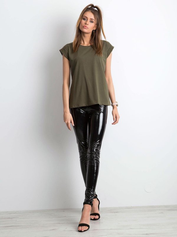 T-shirt-RV-TS-4833.36P-khaki rozmiar - XS