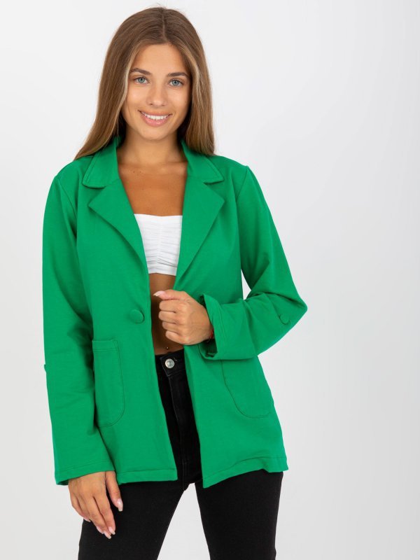 Marynarka-RV-MA-8071.19P-zielony rozmiar - L