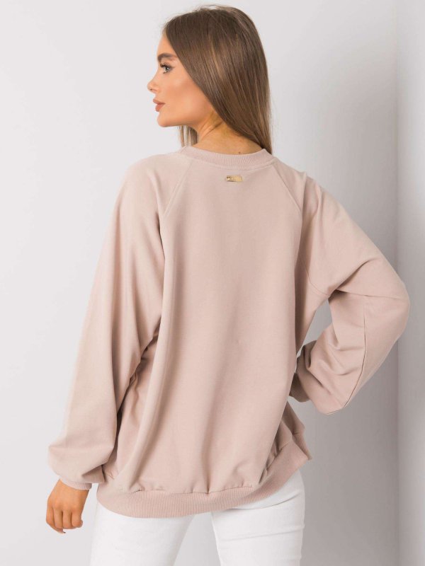 Bluza-RV-BL-7191.37P-beżowy rozmiar - S/M