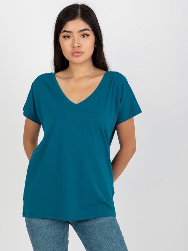 T-shirt-RV-TS-4832.66P-morski rozmiar - S