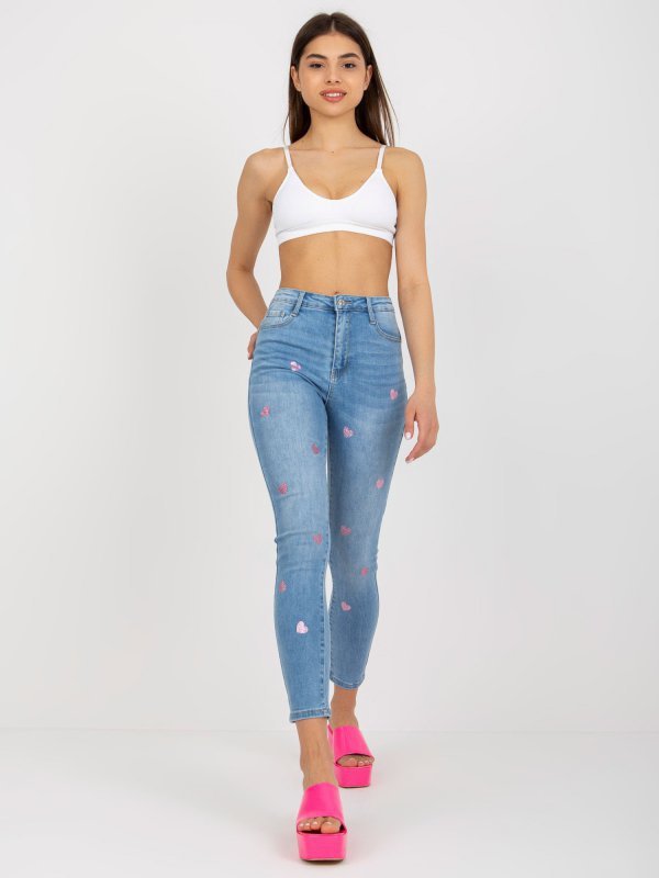 Spodnie jeans-NM-SP-D8005.39X-niebieski rozmiar - XL