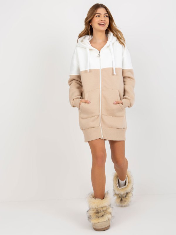 Bluza-EM-BL-762.24X-beżowy rozmiar - ONE SIZE