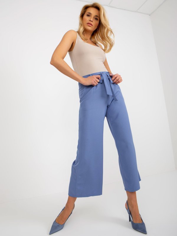Spodnie-LK-SP-507297.12P-ciemny niebieski rozmiar - 38