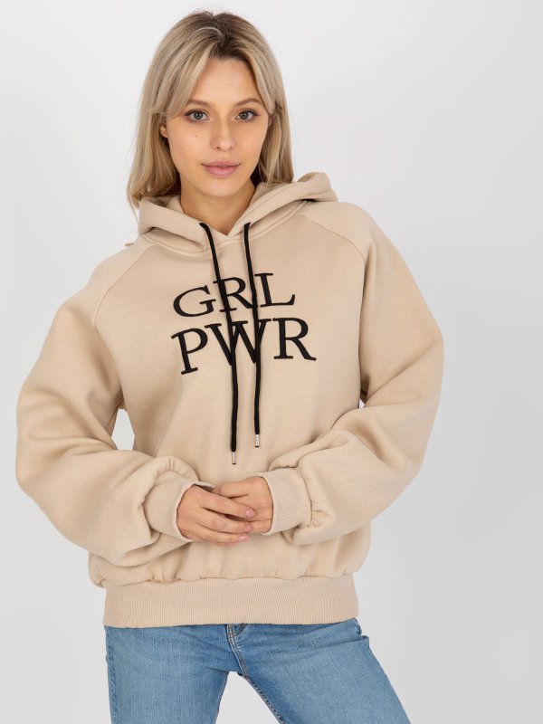 Bluza-EM-BL-651/3.39X-beżowy rozmiar - L/XL