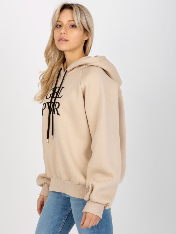 Bluza-EM-BL-651/3.39X-beżowy rozmiar - L/XL
