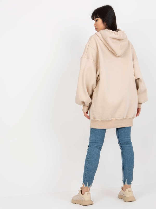 Bluza-EM-BL-694.20X-beżowy rozmiar - ONE SIZE