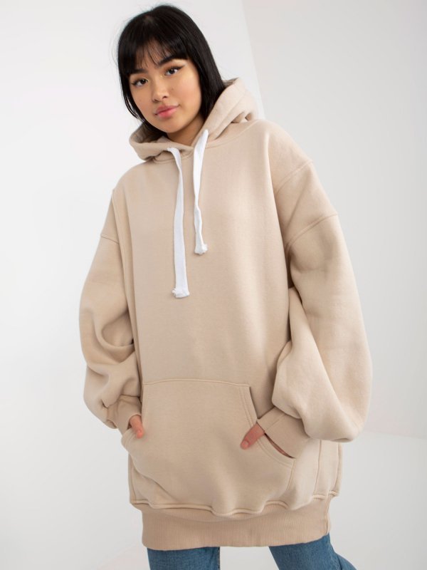 Bluza-EM-BL-694.20X-beżowy rozmiar - ONE SIZE