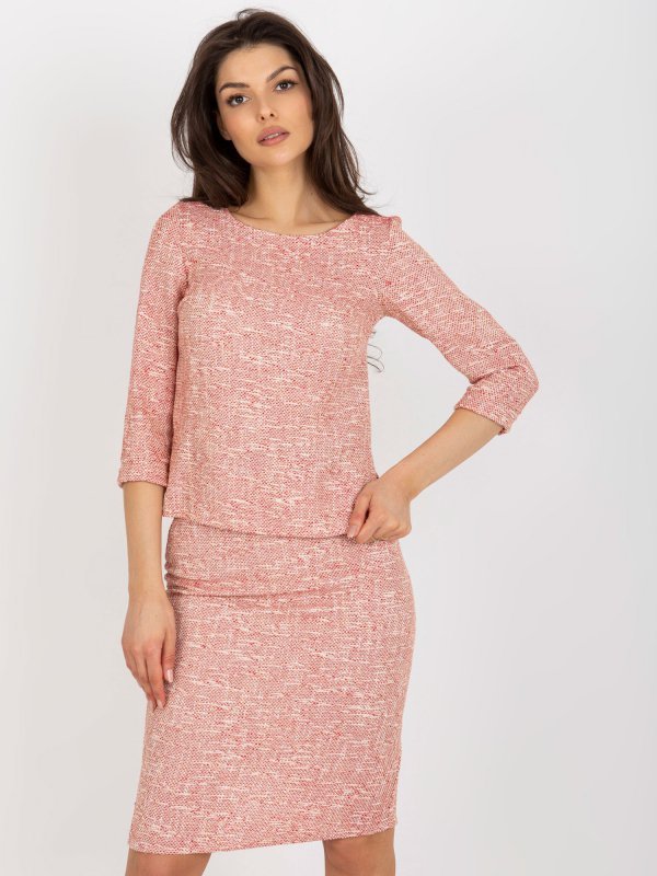 Bluzka-LK-BZ-506489.75-czerwony rozmiar - 36