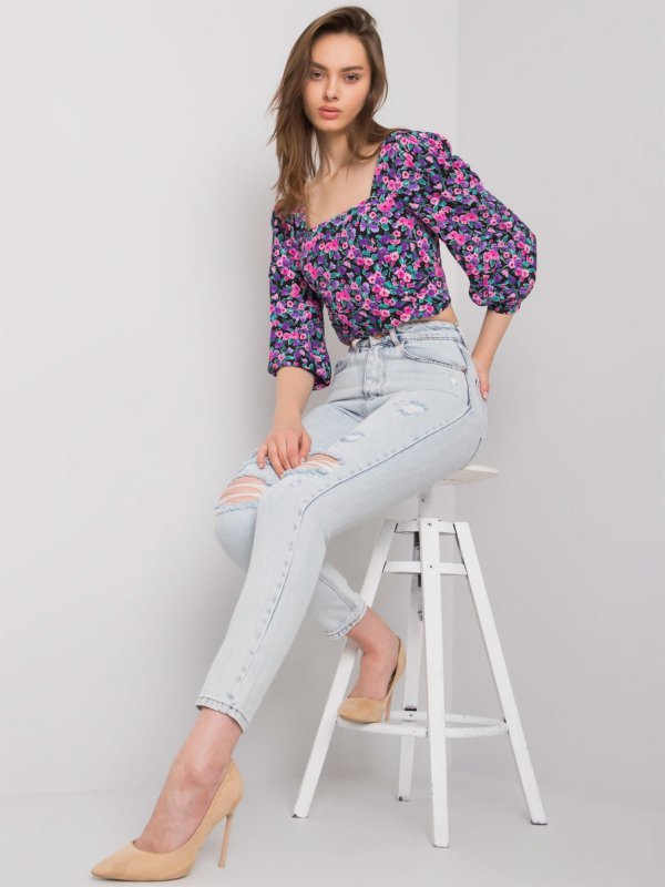 Spodnie jeans-MR-SP-901.05P-jasny niebieski rozmiar - 31