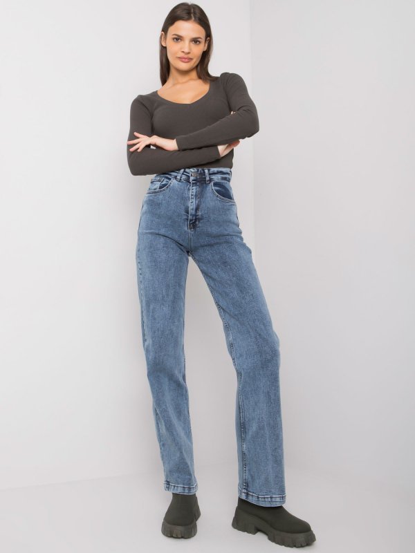 Spodnie jeans-MR-SP-351.72P-ciemny niebieski rozmiar - 25