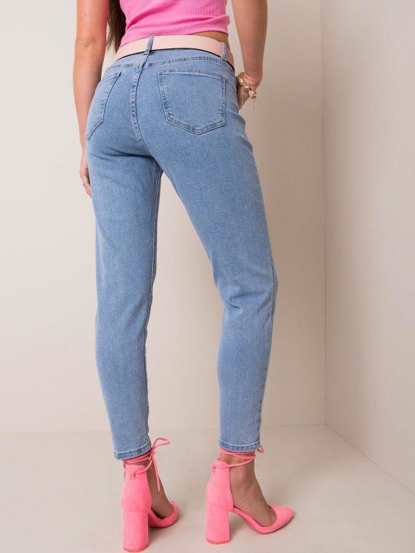 Spodnie jeans-NM-DE-SP-18180.11-niebieski rozmiar - XS