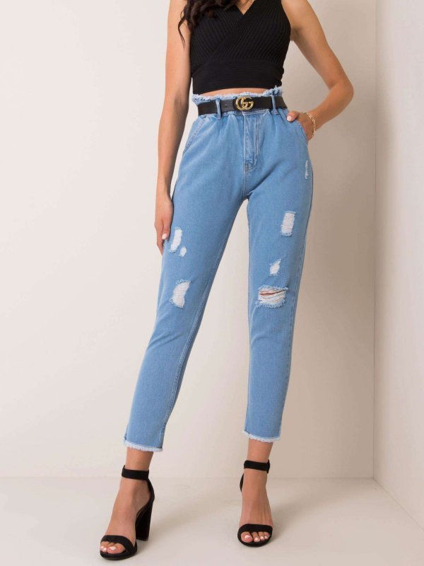 Spodnie jeans-233-SP-854.05P-niebieski rozmiar - 32
