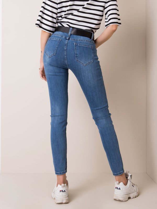 Spodnie jeans-NM-DE-SP-18184.31-niebieski rozmiar - XS