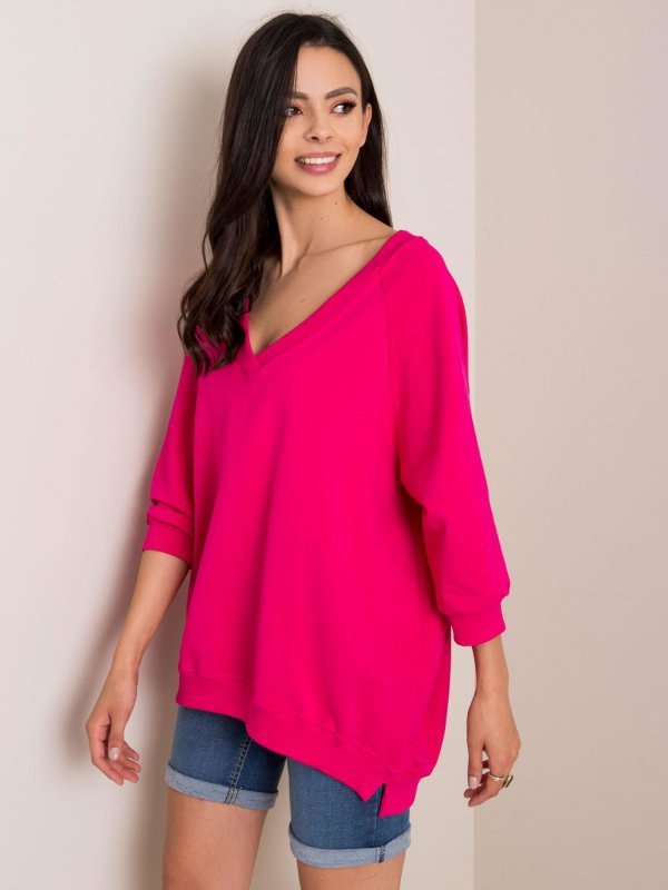 Bluza-RV-BL-5676.09-fuksjowy rozmiar - S/M