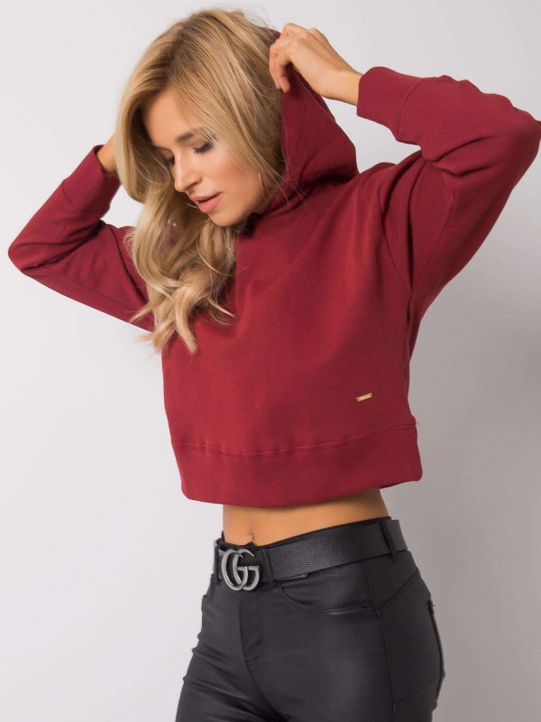 Bluza-TW-BL-G-046.99-bordowy rozmiar - XL