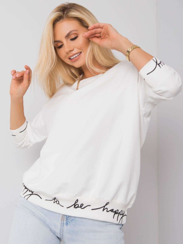 Bluza-RV-BL-5978.06P-ecru rozmiar - ONE SIZE