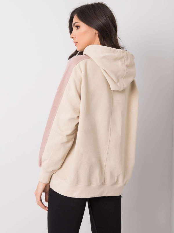 Bluza-TW-BL-G-078.16-beżowy rozmiar - M