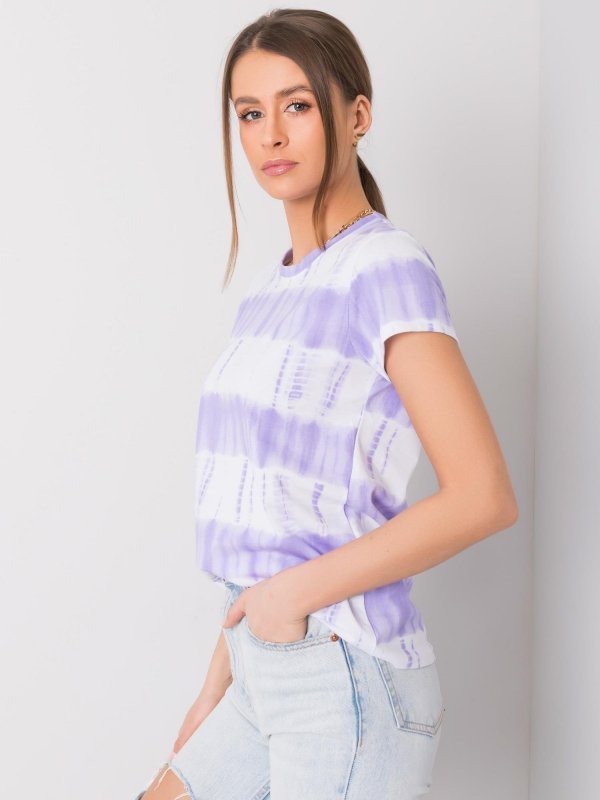 T-shirt-DHJ-TS-11280-1.10-jasny fioletowy rozmiar - ONE SIZE