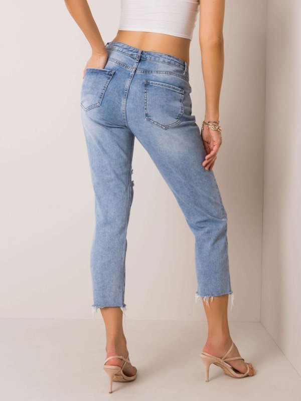 Spodnie jeans-NM-DE-SP-L0817.05-niebieski rozmiar - XS