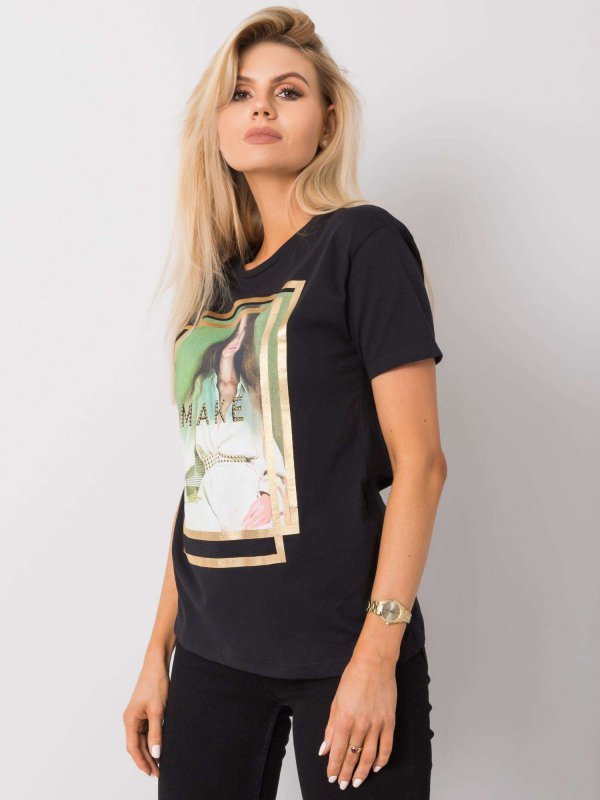 T-shirt-HB-TS-3025.18P-czarny rozmiar - S