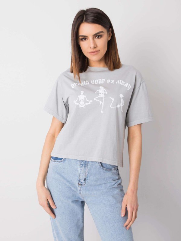 T-shirt-157-TS-0086.59P-szary rozmiar - L