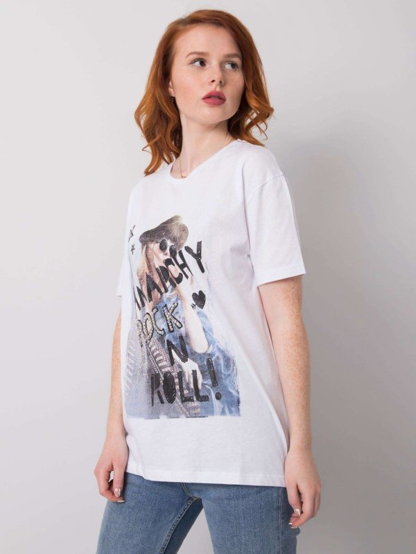 T-shirt-HB-TS-3052.67P-biały rozmiar - M