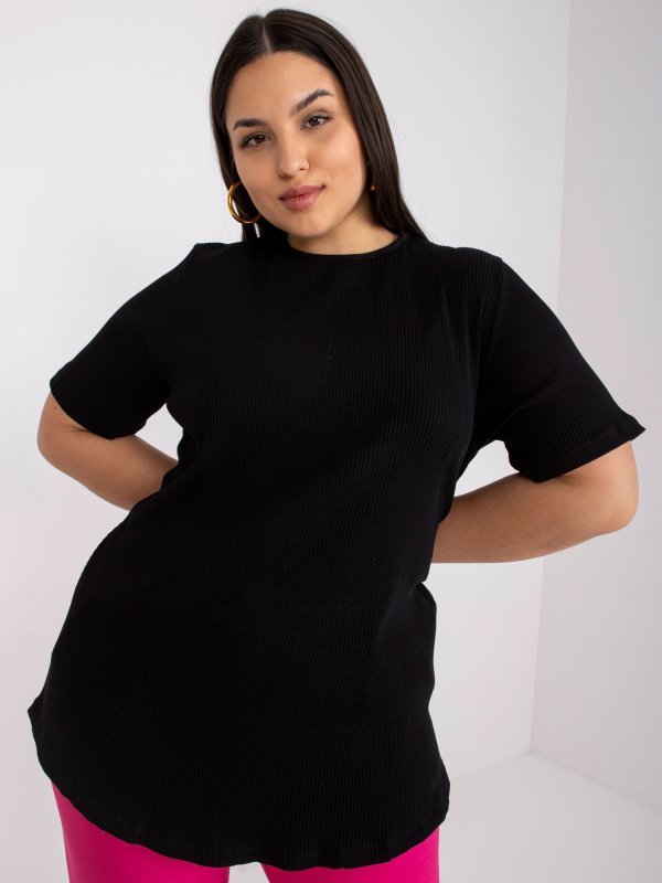 Bluzka-RV-BZ-6323.92-czarny rozmiar - XL