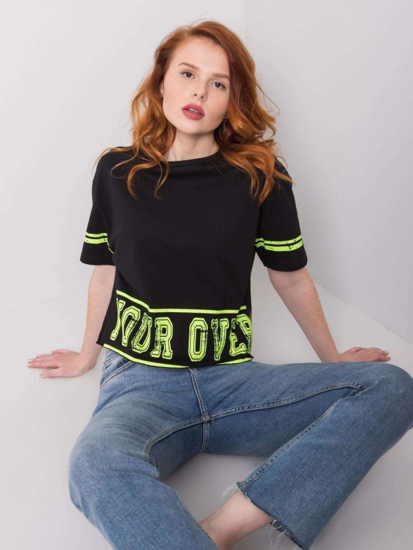 T-shirt-HB-TS-3043.51P-czarny rozmiar - S