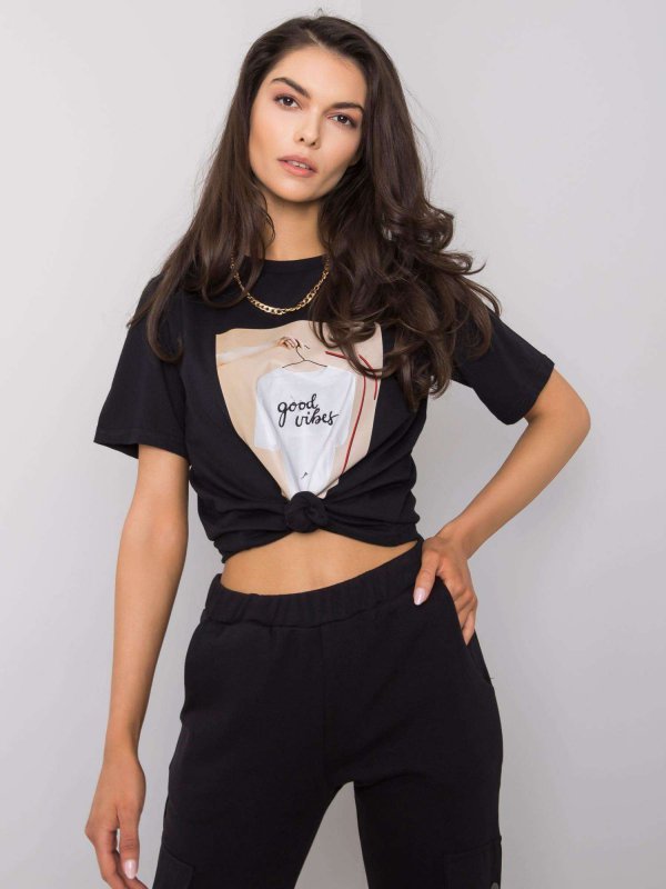 T-shirt-PM-TS-SS21CA25.74P-czarny rozmiar - M