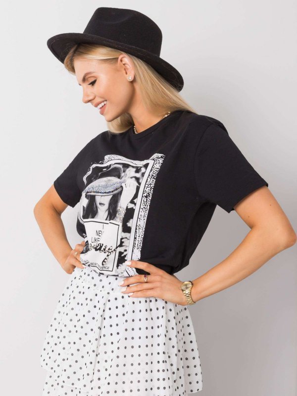 T-shirt-HB-TS-3029.14P-czarny rozmiar - S