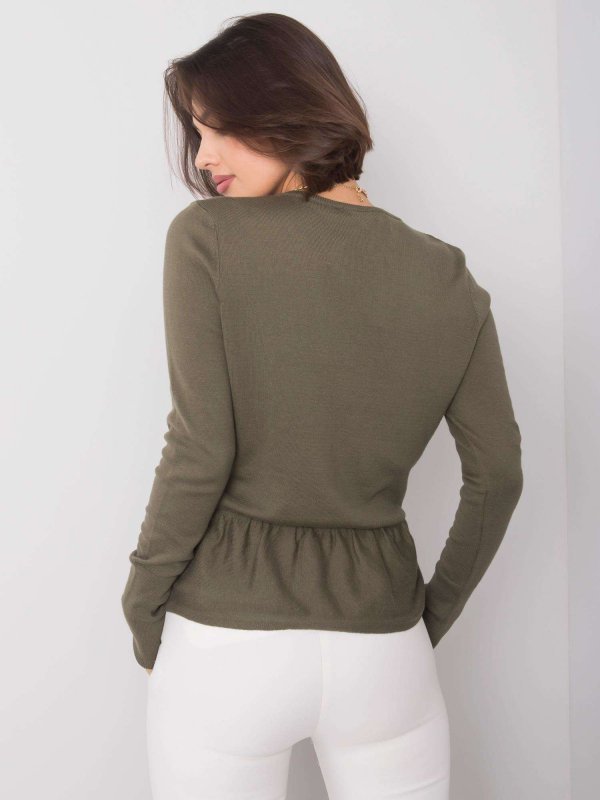 Bluzka-259-BZ-22513.73-khaki rozmiar - S