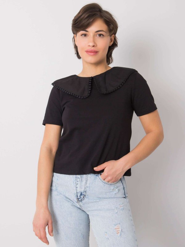T-shirt-157-TS-6475.91-czarny rozmiar - M