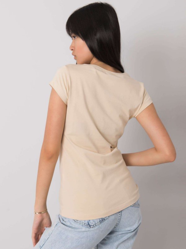 T-shirt-EM-TS-ES-21-532.18-beżowy rozmiar - S
