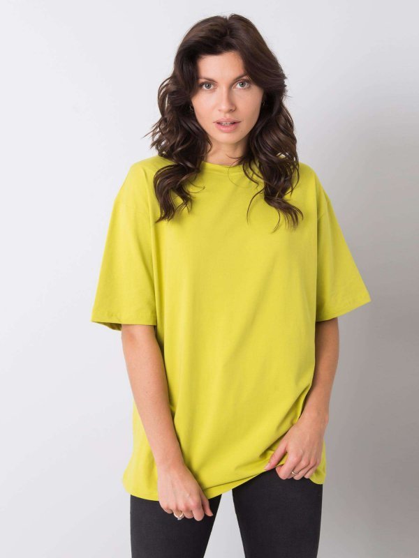T-shirt-RV-TS-6052.71P-limonkowy rozmiar - ONE SIZE