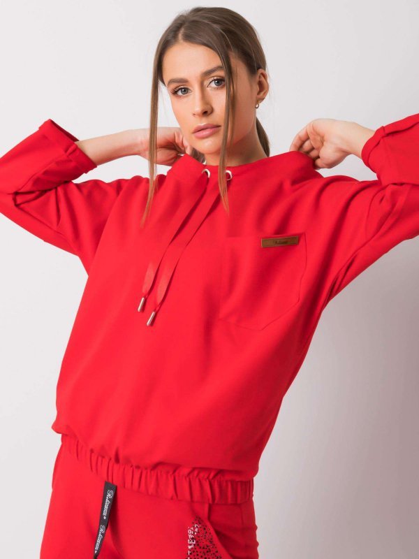 Bluzka-RV-BZ-6161.08-czerwony rozmiar - ONE SIZE