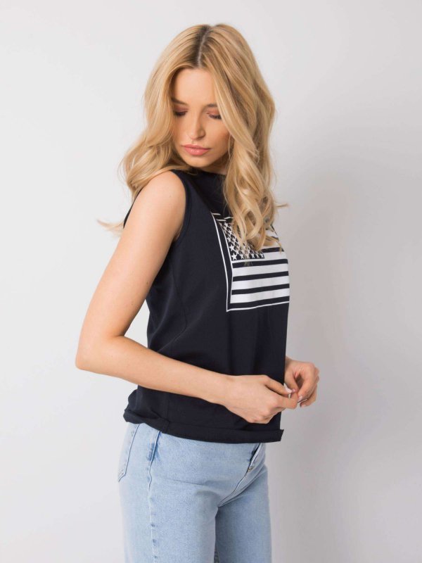 Top-DS-TP-1116.34P-granatowy rozmiar - S