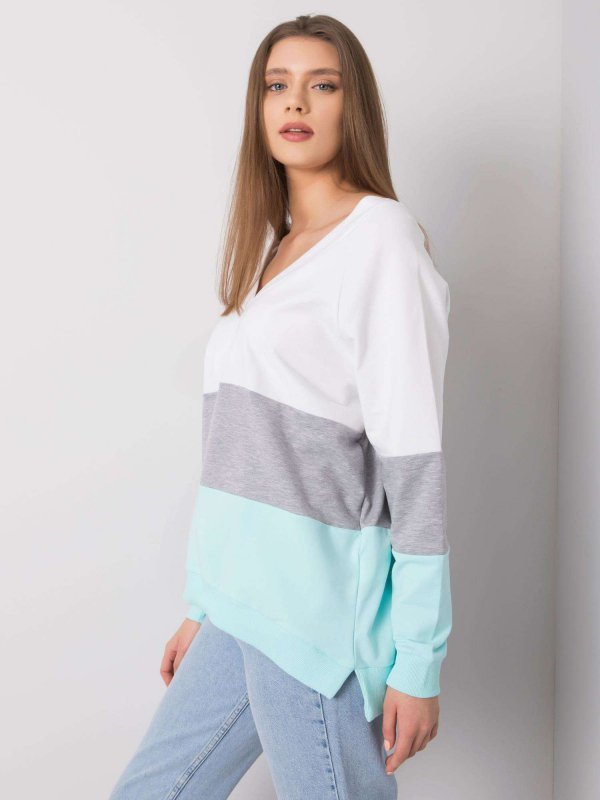 Bluza-RV-BL-5972.07-biało-szary rozmiar - S/M