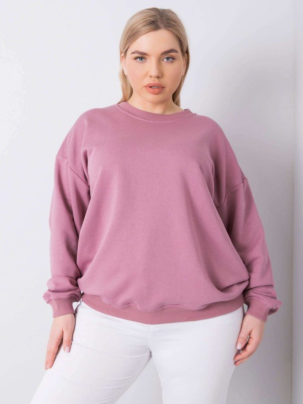 Bluza-RV-BL-6316.16X-ciemny różowy rozmiar - 3XL