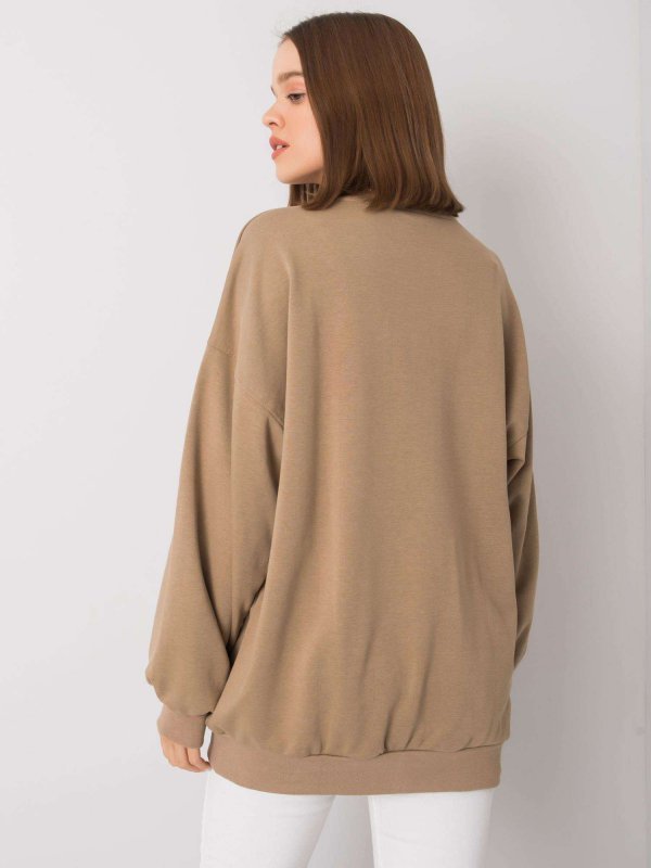 Bluza-EM-BL-536/2.04-ciemny bezowy rozmiar - L/XL