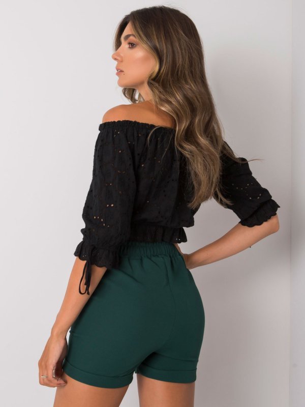 Szorty-DHJ-SN-13260.38P-ciemny zielony rozmiar - XL
