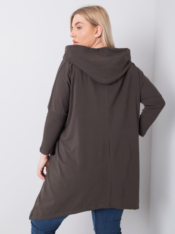 Bluzka-RV-BZ-6458.46P-ciemny khaki rozmiar - ONE SIZE