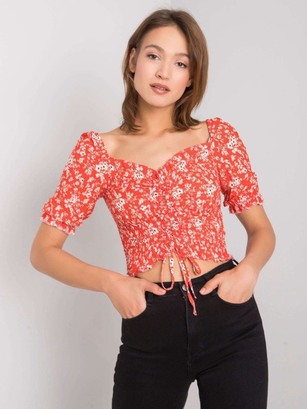 Bluzka-RO-BZ-2516-4.17P-koralowy rozmiar - M