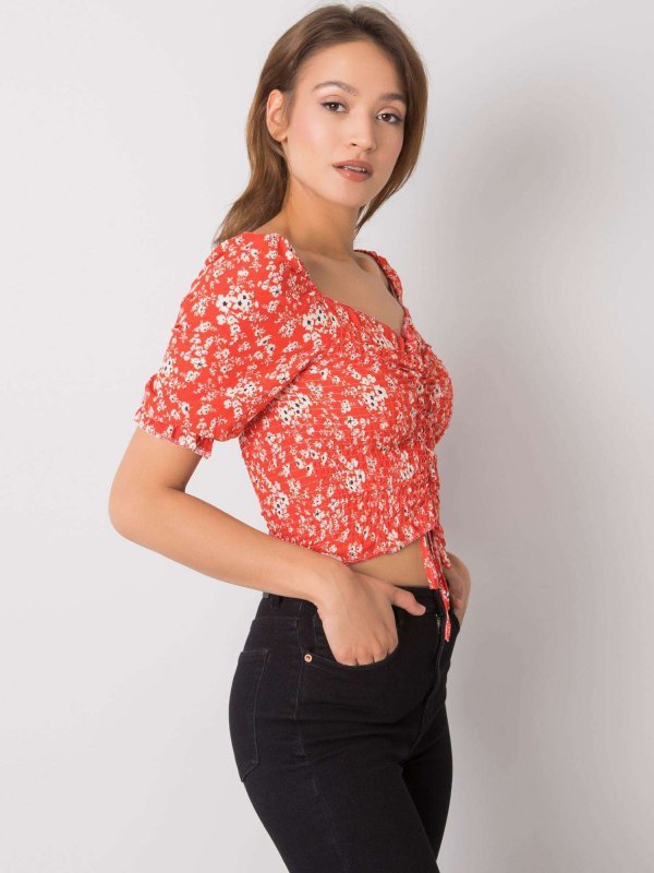 Bluzka-RO-BZ-2516-4.17P-koralowy rozmiar - L