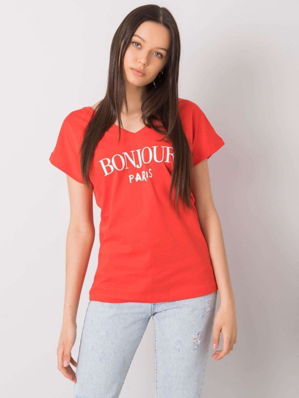 T-shirt-FA-TS-7142.37P-czerwony rozmiar - ONE SIZE