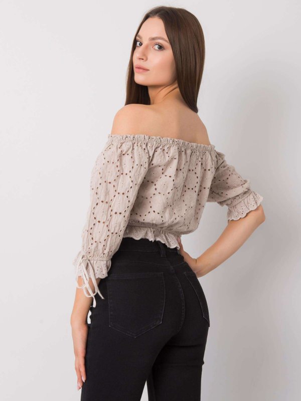 Top-TW-TP-BI-25455.43-beżowy rozmiar - L