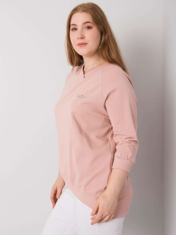Bluza-RV-BL-6852.22P-jasny różowy rozmiar - ONE SIZE