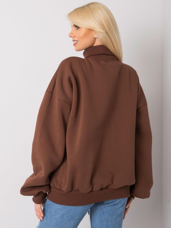 Bluza-EM-BL-649.23X-ciemny brązowy rozmiar - L/XL